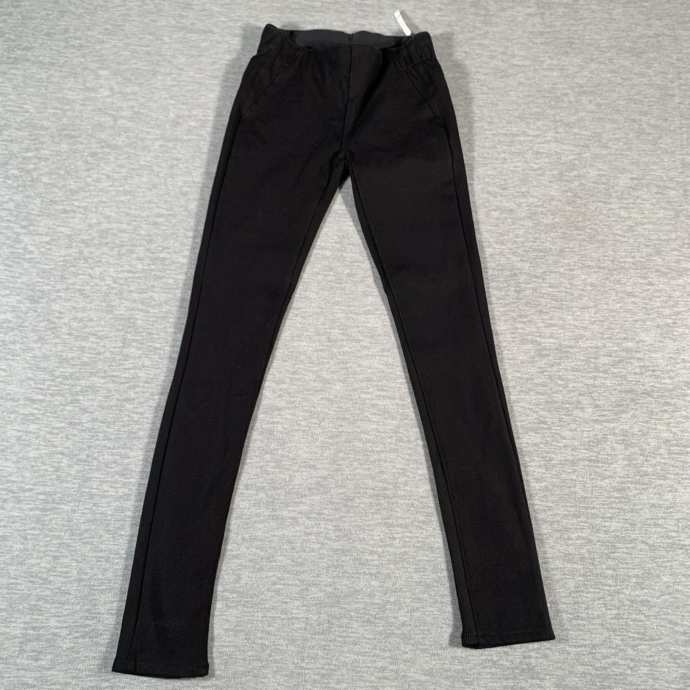 rag & bone Jeans Womens 2 Black Equestrian Pull On Pants Slim Fit Made USA